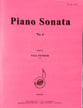 Piano Sonata #4 piano sheet music cover